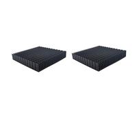 Kiudduy 2pcs 120mm Heating Panel Heat Sink Aluminum Heatsink CPU Power Amplifier Radiator B