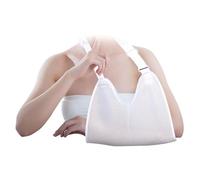 Kiuiom Arm Sling Shoulder, Adjustable Arm Loop with Breathable Mesh for Men and Women, Shoulder Strap, Arm Sling Shoulder Left Right, for Broken Wrist, Arm, Crooked Shoulder