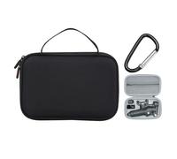 Kiuiom Travel Case for Dji Om Gimbal Stabilizer, Portable PU for Osmo 7P, 7P Osmo Clutchbag, Waterproof PU Case, Protective Travel for DJI OM 7P, Black, Black, No