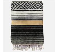 Kiuwxduy Mexican Manual Knitted Blanket Sofa Throw Meditation Yoga Mat Boho Outdoor Camping Picnic Blanket Festival Blanket (Grey)