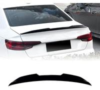 KIUYNHMSI Car Rear Spoiler for Audi A4 S4 B9 2017-2024, Rear Wing Rear Trunk Spoiler Lip Roof Wing Aprons Spats Splitter Rear Trunk Car Styling