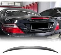KIUYNHMSI Car Rear Spoiler for Mercedes Benz SLK R172 Black 2011-2015, Rear Wing Rear Trunk Spoiler Lip Roof Wing Aprons Spats Splitter Rear Trunk Car Styling,A/Carbon Fiber Look