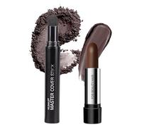 Kivinia 2PCS Hair Colour Kit, Root Touch Up Hair Color Stick and Hairline Stick for Gray Coverage, Beard and Thinning Hairline, Safe Convenient Waterproof and Sweat-Proof - Dark Brown