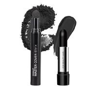 Kivinia 2PCS Hair Colour Kit, Root Touch Up Hair Color Stick and Hairline Stick for Gray Coverage, Beard and Thinning Hairline, Safe Convenient Waterproof and Sweat-Proof, Easy Application - Black