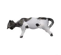 Kivivaka 10 Pack 1:87 Scale Farm Cows Figures Hand Coloured Animal Models for Train Sets OO Gauge Kits Model Railway Scenery Decorative Livestock