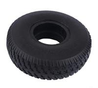 Kivivaka 10" Solid Tire 4.10/3.50-4 260x85 for Electric Scooter Trolley Mobility Rubber Wheel Black