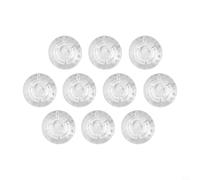 Kivivaka 10pcs Transparent Plastic Candy Shroom Footswitch for Mooer Guitar Effects Pedals, Enhance LED Visibility and Style