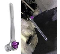 Kivivaka 12-Point Brake Caliper Wrench 11mm Compact Size | 12-point grip, no wheel removal, fits calipers, silver metal finish, car truck use