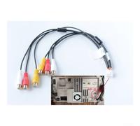 Kivivaka 12P Aux Audio Cable for Alpine W900C IVA-W520E Dual Channel
