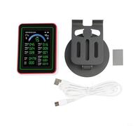 Kivivaka 18-in-1 Air Quality Tester, Real-Time PM2.5 TVOC Temp Humidity Monitor, 2.8"" Color Screen Data Storage, Portable for Indoor Use(White)