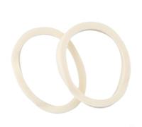 Kivivaka 2 Pack for Bicycle Fork Sponge Foam Rings for RockShox Suspension, 30mm to 40mm ID Oil Seal Dust Absorber White(36mm)