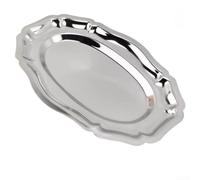 Kivivaka 26cm x 16cm Stainless Steel Tray Lightweight Portable | Vintage retro style, light luxury finish, chic aesthetic, for durable metal, timeless design