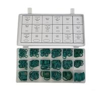 Kivivaka 270 PCS HNBR A/C O-Ring Kit, 18 Sizes Car Air Conditioning Seal Set with Case for R134a Systems
