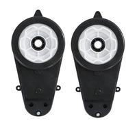 Kivivaka 2PCS 12V 40000RPM RS550 Electric Motor Set for Children's Ride-On Cars, Motorcycles, Remote-Controlled Vehicles and ATVs, Wear-Resistant Low Noise Design in Black/Silver