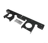 Kivivaka 2Pcs Duty 3-Way T Pergola Corner Brackets, Adjustable Metal Extension for 4x4 Wooden Posts, Black Gazebo Hardware Kit