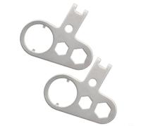 Kivivaka 2PCS Scuba Diving Inflator Service Tool for Tank Valve, Steel Maintenance Kit for Regulator Repair(2PCS)