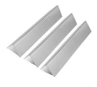 Kivivaka 3-Pack Heat Plate Replacement for Weber 7635 Grill | Set of 3 for shields, replaces part 7635, exact fit, extends grill life, easy cleanup