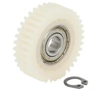 Kivivaka 36T Nylon Stainless Steel Planetary Gear for E-Bike Hub Motor, Includes 608 Bearings, Quiet Replacement Part 38x38x10mm(White)