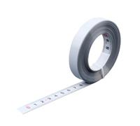 Kivivaka 5 Meter Forward and Reverse Center-Find Adhesive Tape Measure for Workbench, Machine, Desktop, Wall, White Forward