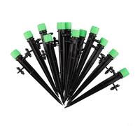 Kivivaka 50 Pcs Bubbler Drip Irrigation Emitter Stake Designed For 1/4 Inch Tubing 4 To 7 Mm And 1/2 Inch Branch Line Use