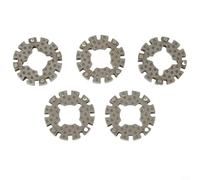 Kivivaka 5Pcs Oscillating Tool Saw Blade Adapter, Oxidation-Resisting Steel Shank Converter for Multi-Power Saws, 25mm Diameter