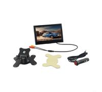 Kivivaka 7 Inch Backup Display for Van Trailer Lorry 7 Inch Backup Display | High-res 800x600 display, supports DVD VCR, brightness contrast adjustable, black ABS shell