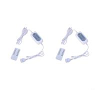 Kivivaka Adjustable Length ABS Plastic USB Timer Extension Cable