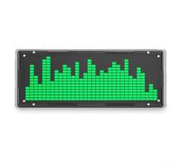 Kivivaka Assembly Required LED Analyzer Module, Real-Time Audio Frequency Display with 7 Ringtones and Alarm Clock, 5V USB Powered Music Light Board for DIY Electronics Projects(White)
