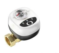 Kivivaka Automatic Smart WiFi Water Valve, Electric Ball Valve for Leak Protection, App & Voice Control Compatible with for ALEXA, No for GATEWAY Needed, Copper Body, White(2)