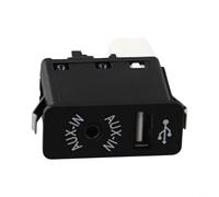 Kivivaka AUX In Socket USB Port for BMW 1 for 3 5 6 7 Series E81 E82 E91 E92 E61 F07 Audio Interface Cable