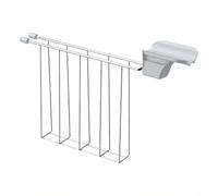 Kivivaka Black/Grey Heatproof Handle Toaster Sandwich Bagel Cage