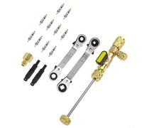 Kivivaka Brass Valve Core Remover and Installer Kit, Dual-Size Spool Tool for HVAC AC R410A R22 R32 Systems(02)
