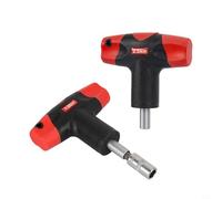 Kivivaka Breakaway Torque Wrench .8Nm/2.5Nm T-Handle for 3D Printer, Precision Click Tool with 1/4" Hex Bits(B)