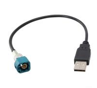 Kivivaka Car Audio USB Retrofit Harness for CIC for ccc NBT Car Audio | Enables USB playback, replaces CD changer, supports for mp3 audio, easy plug-and-play install, black and for aqua color