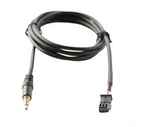 Kivivaka Car Aux Adapter for Mercedes E Class SLK 2004-2008 AUX Audio Cable Input 3.5mm Jack Line-in Adaptor Black ABS Material