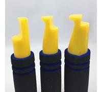 Kivivaka Car Paintless Dent Repair Tool Set, 3pcs Threading Rods for Easy Auto Body Dent Removal, Portable Yellow Kit for DIY Repairs