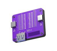 Kivivaka Compact USB-C Fast Charging Cable Tester 24-Pin Detector with LED Display for Locating Faulty Pins in Phone Maintenance