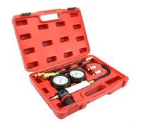 Kivivaka Cylinder Leakage Tester, 0-7 Bar/0-100 PSI Dual-Scale Pressure Gauge for Automotive Engine Leak Detection, Alloy Body Tool