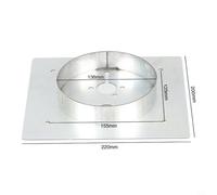 Kivivaka Diesel Heater Mounting Plate For Eberspacher For Webasto - Stainless Steel Turret Planar Bracket 30Mm Deep