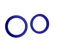 Kivivaka E61 Group Head Seal Ring, 73mm OD x 58mm ID x 8.5mm Silicone Gasket for Faema Decent Espresso Makers, Blue, 2 Pcs(A)