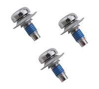 Kivivaka Engine Lower Guard Plate Screws 8mm x 20mm, Metal Chassis Bolts for Engine Underguard, 3 Pack, Compatible with WHT000729A