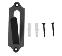 Kivivaka European Style Wall Mount Skull Hook, for Deer Bear Goat Head Display Sturdy Steel Bracket With Expansion Screws Black 1 or 12 Pack Easy Install Hunting Trophy Holder(1PC)