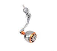 Kivivaka Fishing Reel Handle Replacement for Nexave for alivio for catana for fx for sienna, 4000-6000 Series Square Core Rocker Arm, Stainless Steel Silver 1pc(grey gold)