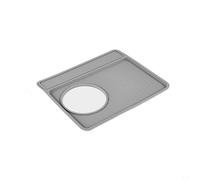 Kivivaka For Breville 870 Coffee Machine Mat, Silicone Non-Slip Drip Tray Cover & Tool Holder Pad for Breville 880 Espresso Machine, Anti-Scratch & Waterproof(gray)