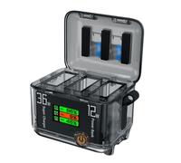 Kivivaka For DJI OSMO360 Battery Charging Hub, Fast and Efficient Charging Solution, Black