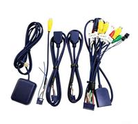 Kivivaka for rca Car Video Cable Kit with Red Detection Wire for rca(5PCS)