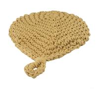 Kivivaka Handwoven ForJute Hanging Wall Basket For Vegetables, Fruits Onions ForEco-Friendly Cotton Rope Kitchen Storage Rack, Rustic Farmhouse Style(D（21x27CM ）)