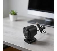Kivivaka HD 4K Web Camera with Dual Noise Cancelling Microphones Privacy Shutter for Zoom Teams Conference Low Light Correction USB Play(1080)