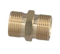 Kivivaka High Pressure Washer M22 to Male Adapter, Sturdy Brass Hose Connector with Double Inner Cable Joint for Garden Cleaning