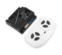 Kivivaka JR1932RX-24V 24V Receiver with 2.4G Remote Control for Kids' Electric Ride-On Vehicle, Standard Size, ABS Plastic(full set)